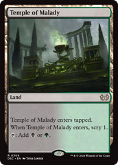 Temple of Malady [Duskmourn: House of Horror Commander] | Deep Dive Games St. Marys