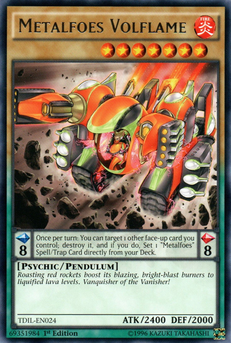 Metalfoes Volflame [TDIL-EN024] Rare | Deep Dive Games St. Marys