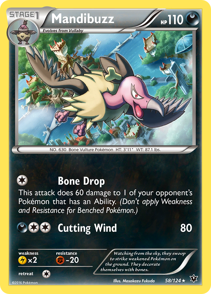 Mandibuzz (58/124) [XY: Fates Collide] | Deep Dive Games St. Marys