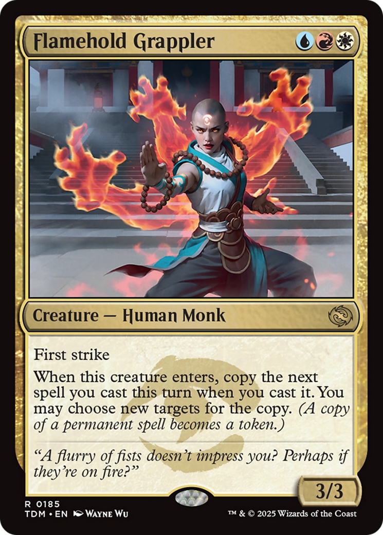 Flamehold Grappler [Tarkir: Dragonstorm] | Deep Dive Games St. Marys