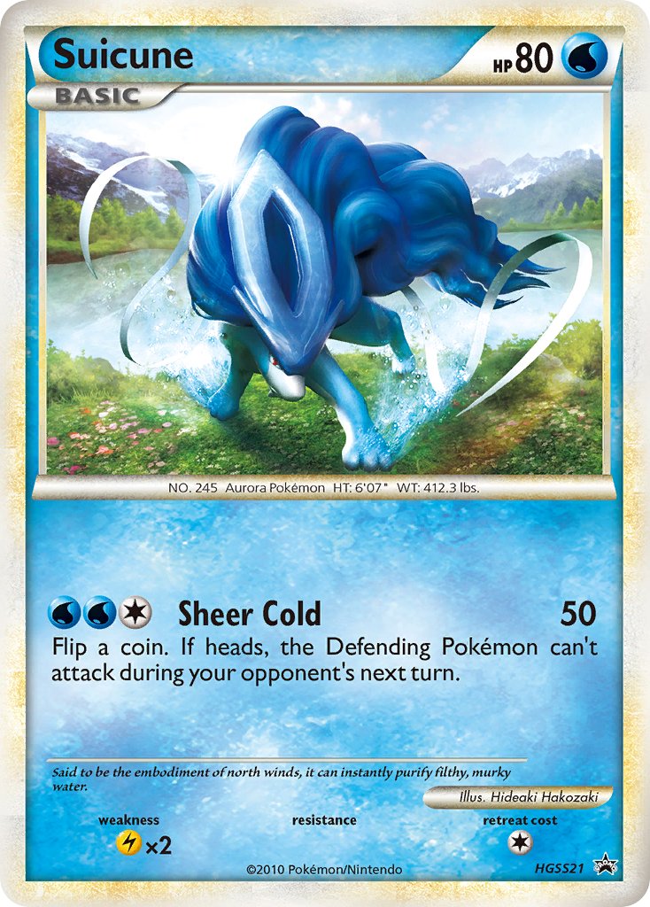 Suicune (HGSS21) [HeartGold & SoulSilver: Black Star Promos] | Deep Dive Games St. Marys