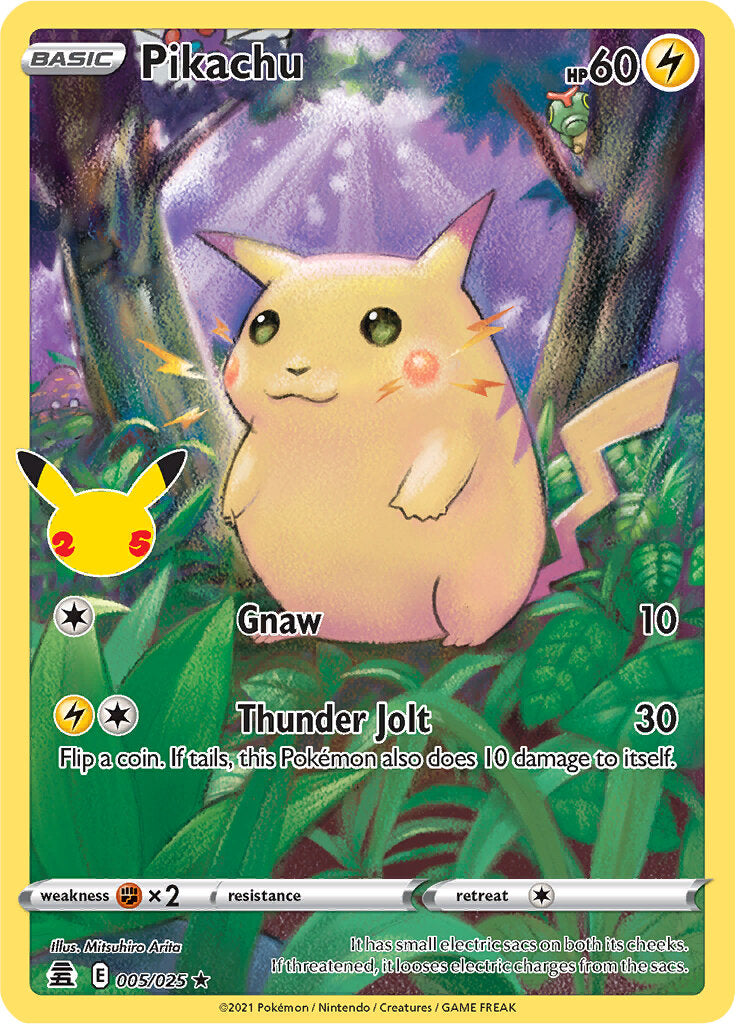 Pikachu (005/025) [Celebrations: 25th Anniversary] | Deep Dive Games St. Marys