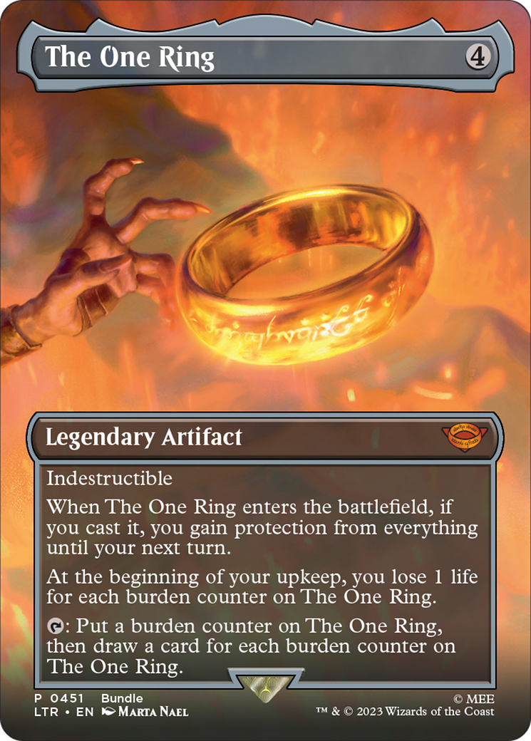 The One Ring (Borderless Alternate Art) [The Lord of the Rings: Tales of Middle-Earth] | Deep Dive Games St. Marys