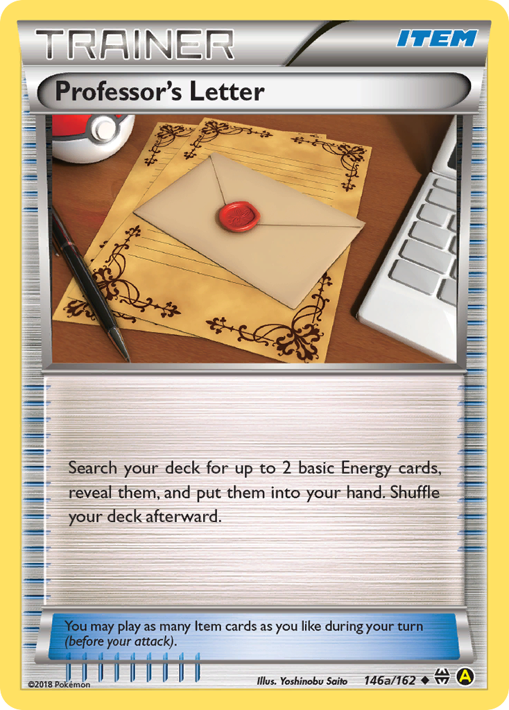 Professor's Letter (146a/162) [Alternate Art Promos] | Deep Dive Games St. Marys