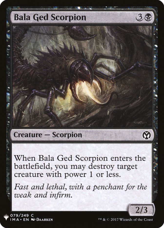 Bala Ged Scorpion [Mystery Booster] | Deep Dive Games St. Marys