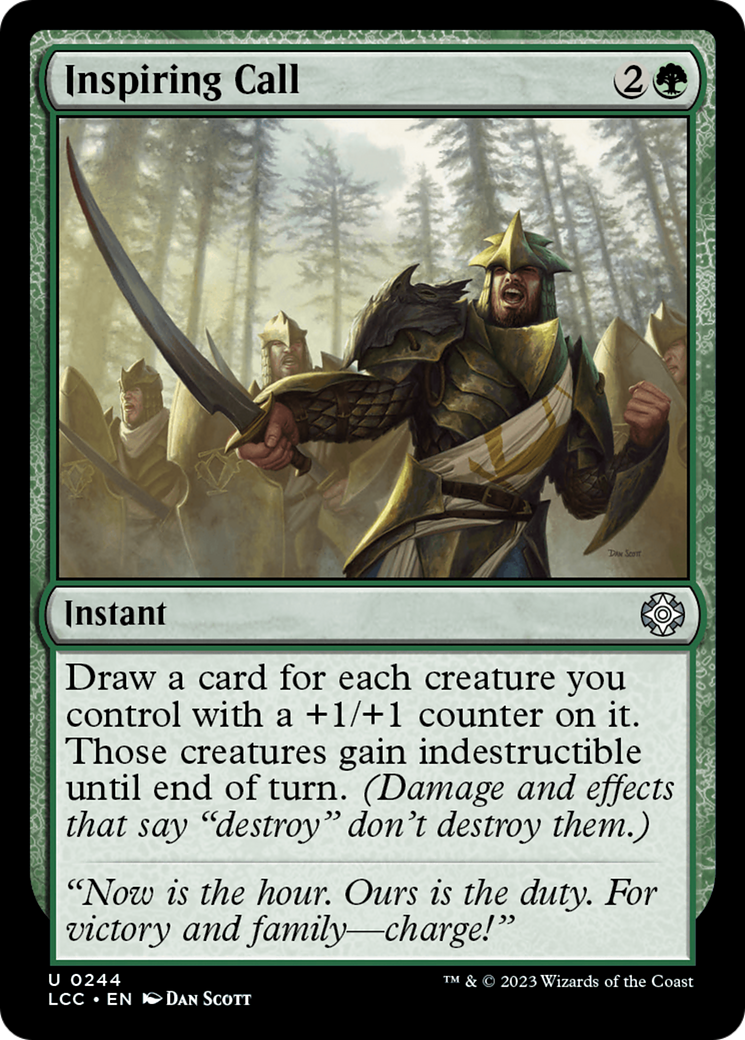 Inspiring Call [The Lost Caverns of Ixalan Commander] | Deep Dive Games St. Marys
