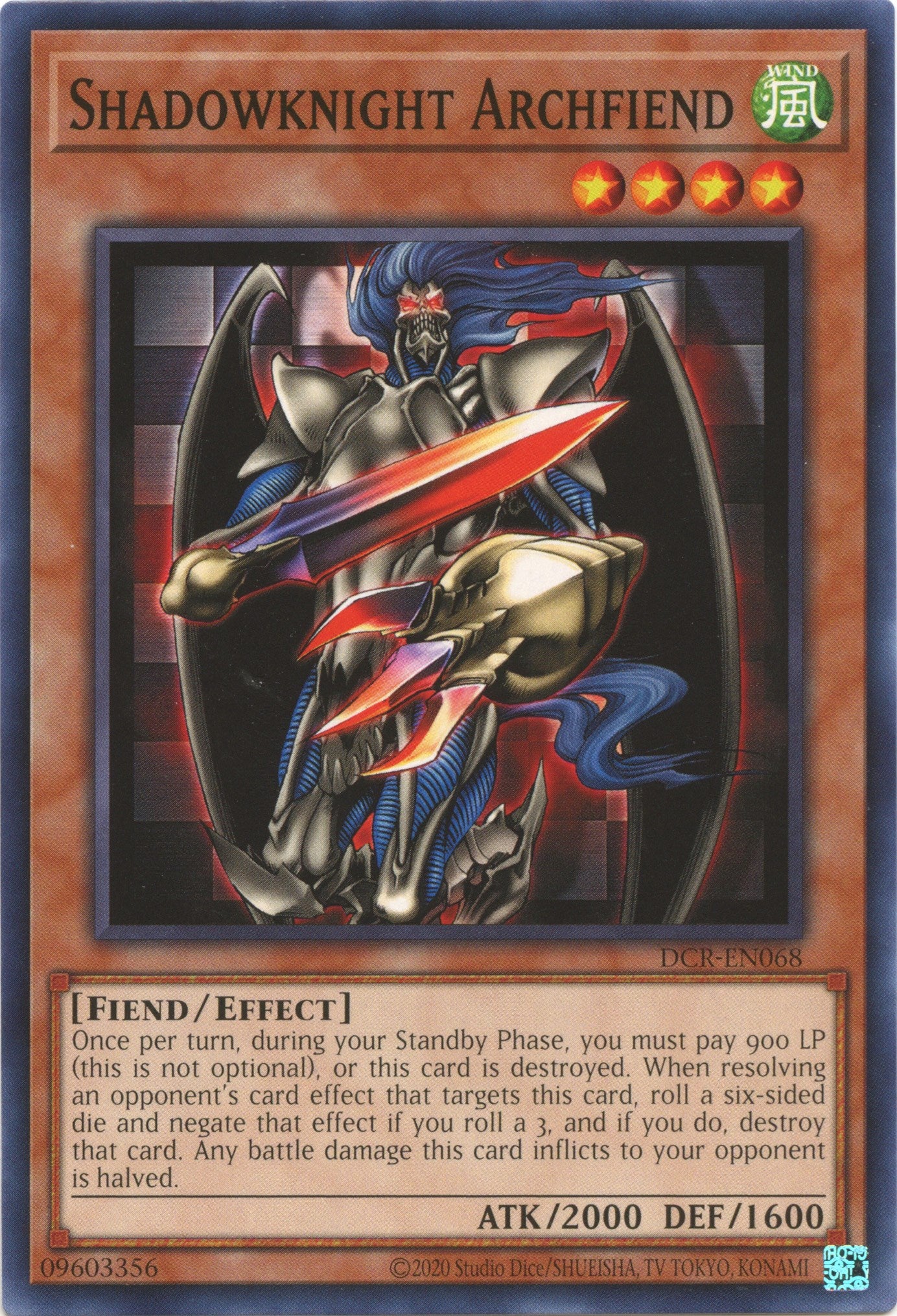 Shadowknight Archfiend (25th Anniversary) [DCR-EN068] Common | Deep Dive Games St. Marys