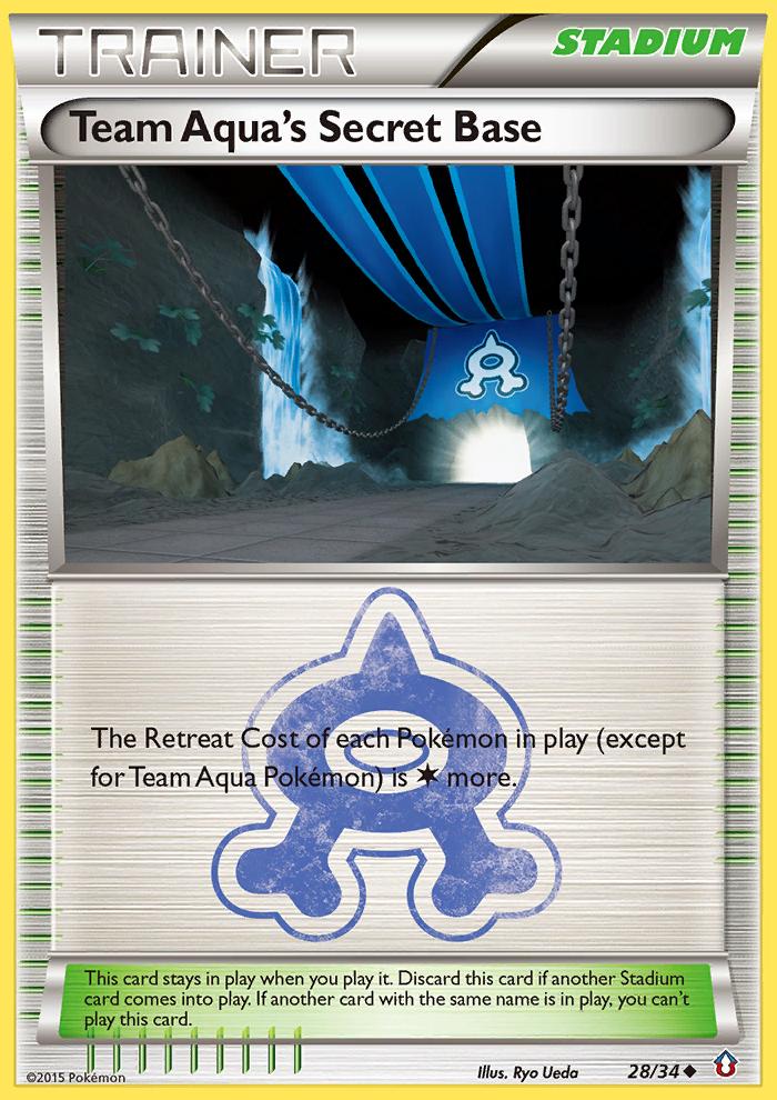 Team Aqua's Secret Base (28/34) [XY: Double Crisis] | Deep Dive Games St. Marys