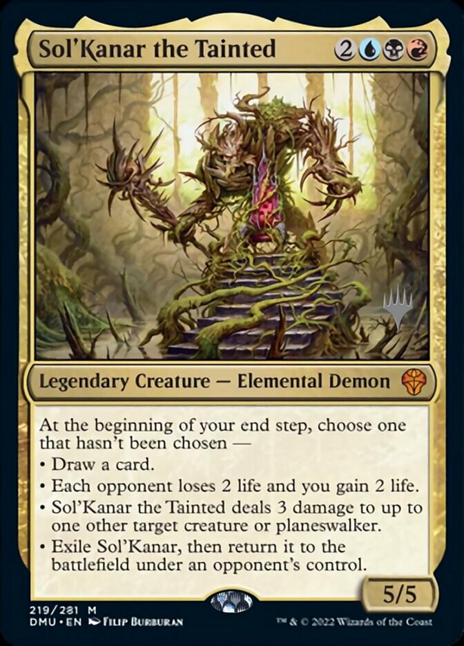 Sol'Kanar the Tainted (Promo Pack) [Dominaria United Promos] | Deep Dive Games St. Marys