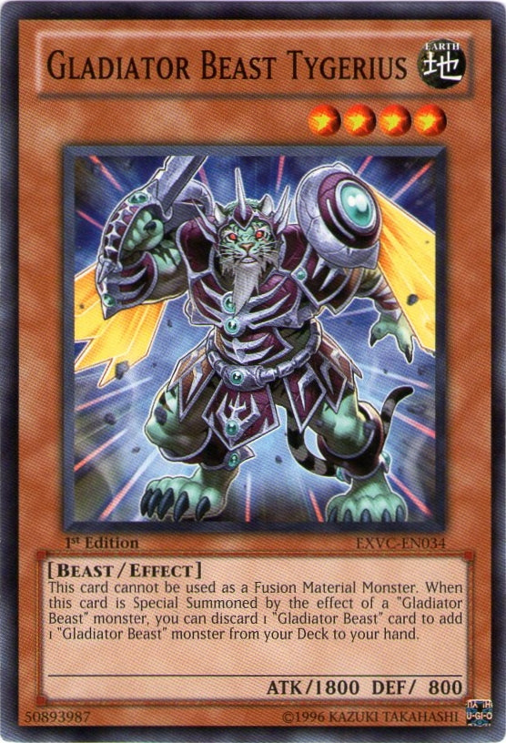 Gladiator Beast Tygerius [EXVC-EN034] Common | Deep Dive Games St. Marys