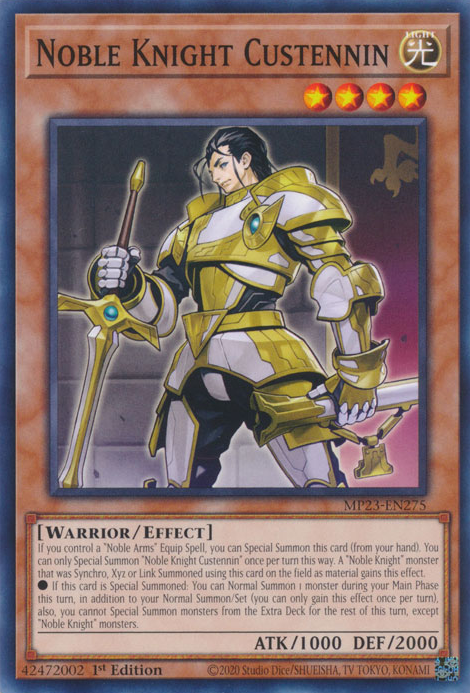 Noble Knight Custennin [MP23-EN275] Common | Deep Dive Games St. Marys