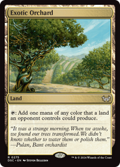 Exotic Orchard [Duskmourn: House of Horror Commander] | Deep Dive Games St. Marys