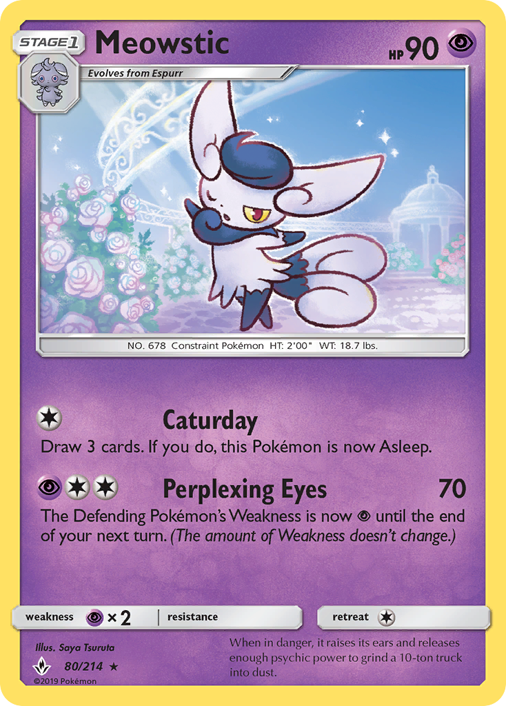 Meowstic (80/214) [Sun & Moon: Unbroken Bonds] | Deep Dive Games St. Marys