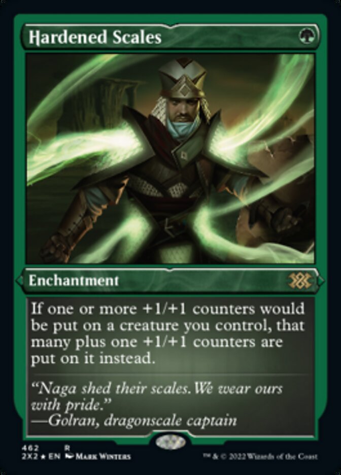Hardened Scales (Foil Etched) [Double Masters 2022] | Deep Dive Games St. Marys