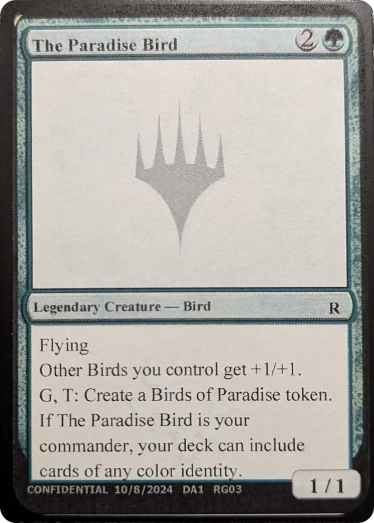 The Paradise Bird [Mystery Booster 2 Playtest Cards] | Deep Dive Games St. Marys