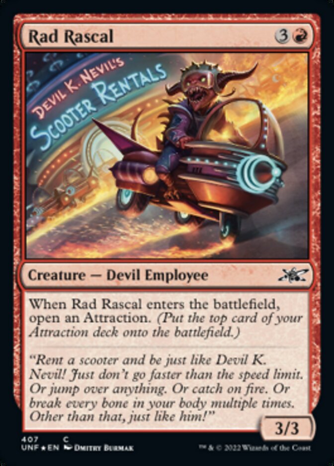 Rad Rascal (Galaxy Foil) [Unfinity] | Deep Dive Games St. Marys