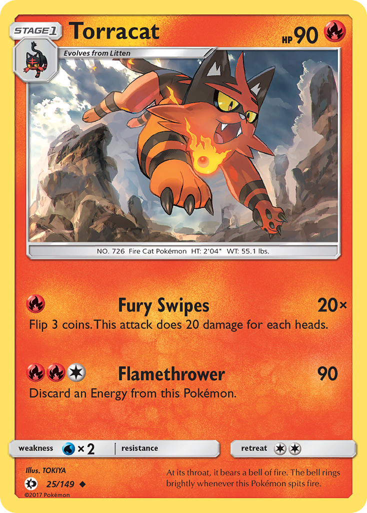 Torracat (25/149) [Sun & Moon: Base Set] | Deep Dive Games St. Marys