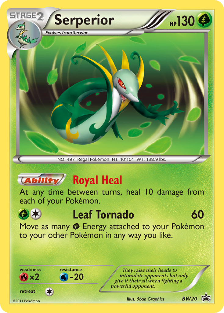 Serperior (BW20) [Black & White: Black Star Promos] | Deep Dive Games St. Marys