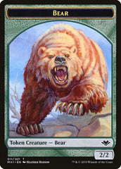 Elemental (008) // Bear (011) Double-Sided Token [Modern Horizons Tokens] | Deep Dive Games St. Marys