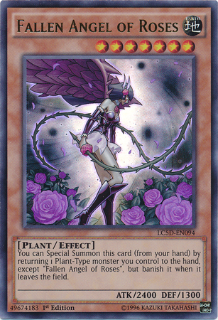 Fallen Angel of Roses [LC5D-EN094] Ultra Rare | Deep Dive Games St. Marys