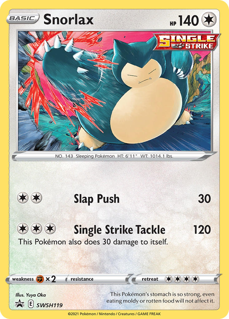 Snorlax (SWSH119) [Sword & Shield: Black Star Promos] | Deep Dive Games St. Marys