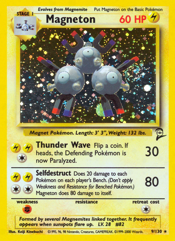 Magneton (9/130) [Base Set 2] | Deep Dive Games St. Marys