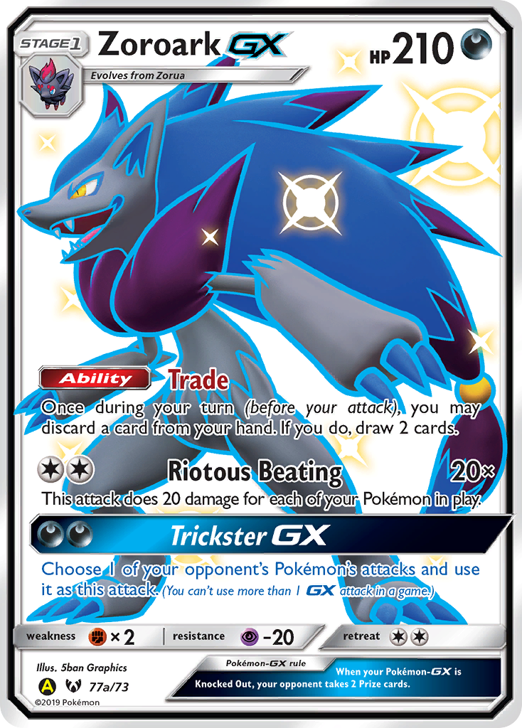 Zoroark GX (77a/73) [Alternate Art Promos] | Deep Dive Games St. Marys