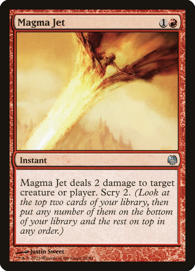 Magma Jet [Duel Decks: Heroes vs. Monsters] | Deep Dive Games St. Marys