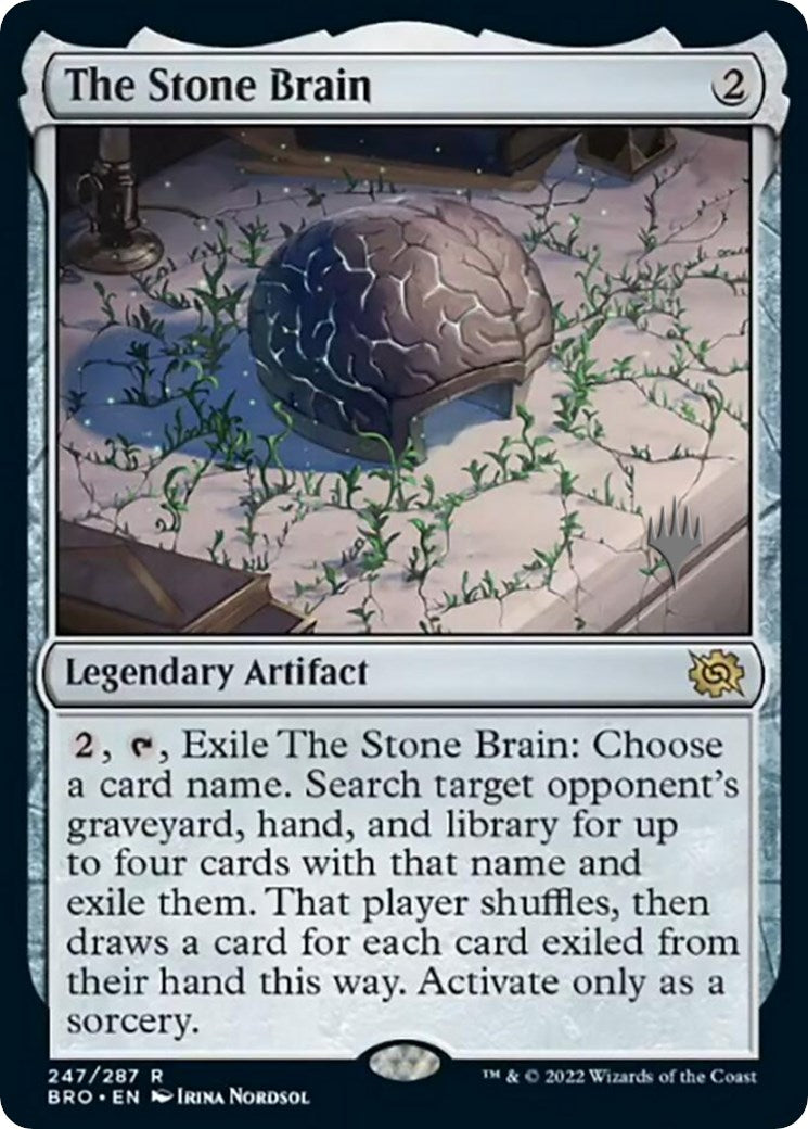 The Stone Brain (Promo Pack) [The Brothers' War Promos] | Deep Dive Games St. Marys