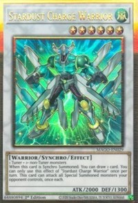 Stardust Charge Warrior [MAGO-EN029] Gold Rare | Deep Dive Games St. Marys