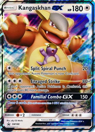 Kangaskhan GX (SM188) (Jumbo Card) [Sun & Moon: Black Star Promos] | Deep Dive Games St. Marys