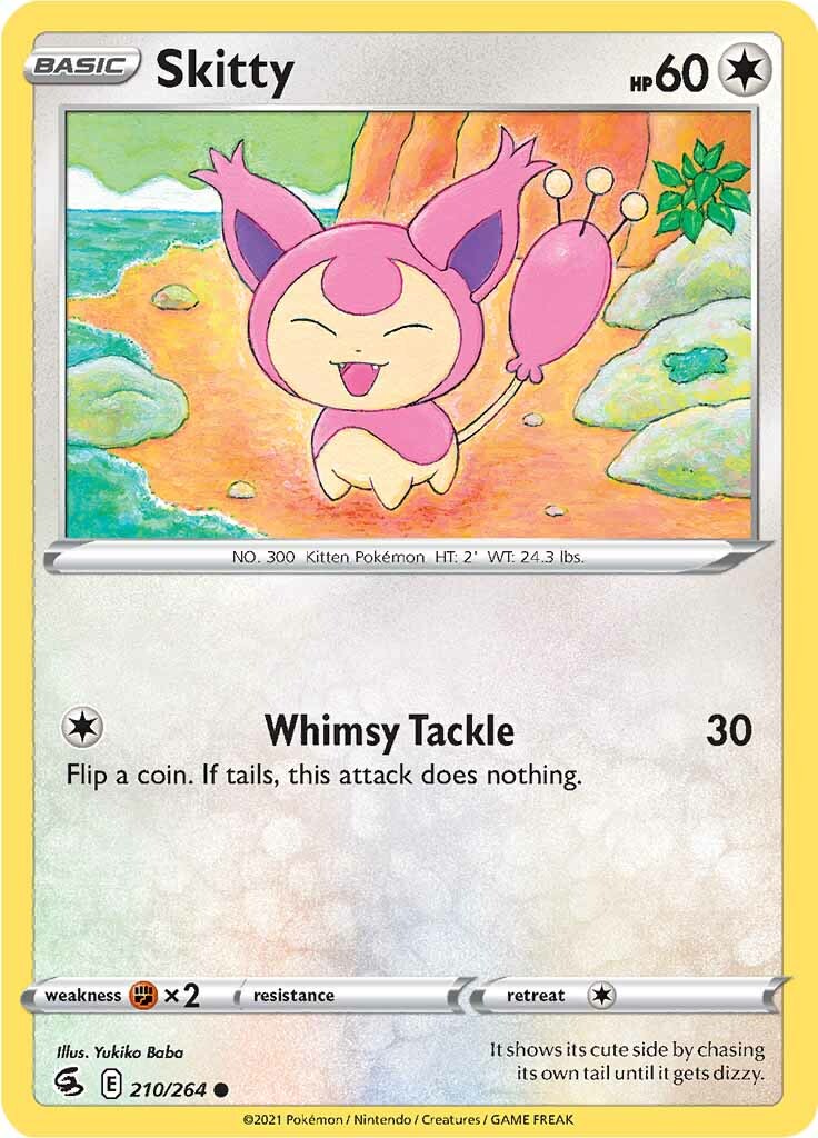 Skitty (210/264) [Sword & Shield: Fusion Strike] | Deep Dive Games St. Marys