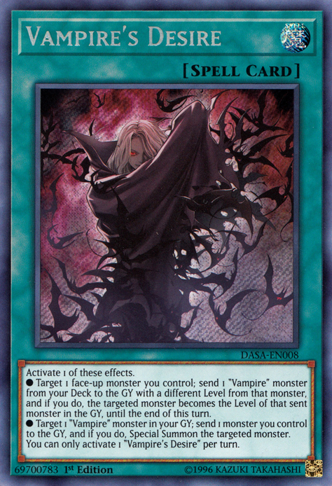 Vampire's Desire [DASA-EN008] Secret Rare | Deep Dive Games St. Marys