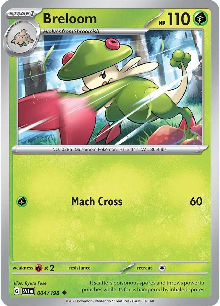 Breloom (004/198) [Scarlet & Violet: Base Set] | Deep Dive Games St. Marys