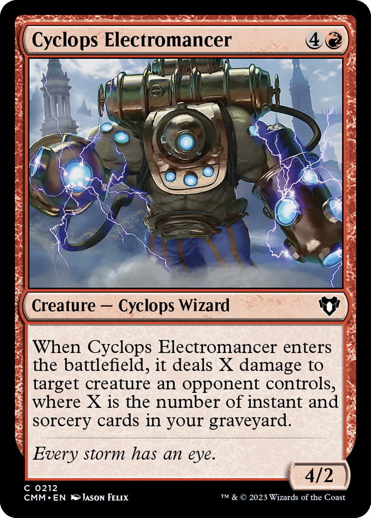 Cyclops Electromancer [Commander Masters] | Deep Dive Games St. Marys