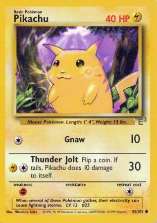 Pikachu (58/102) (E3 Stamped Promo) [Miscellaneous Cards] | Deep Dive Games St. Marys