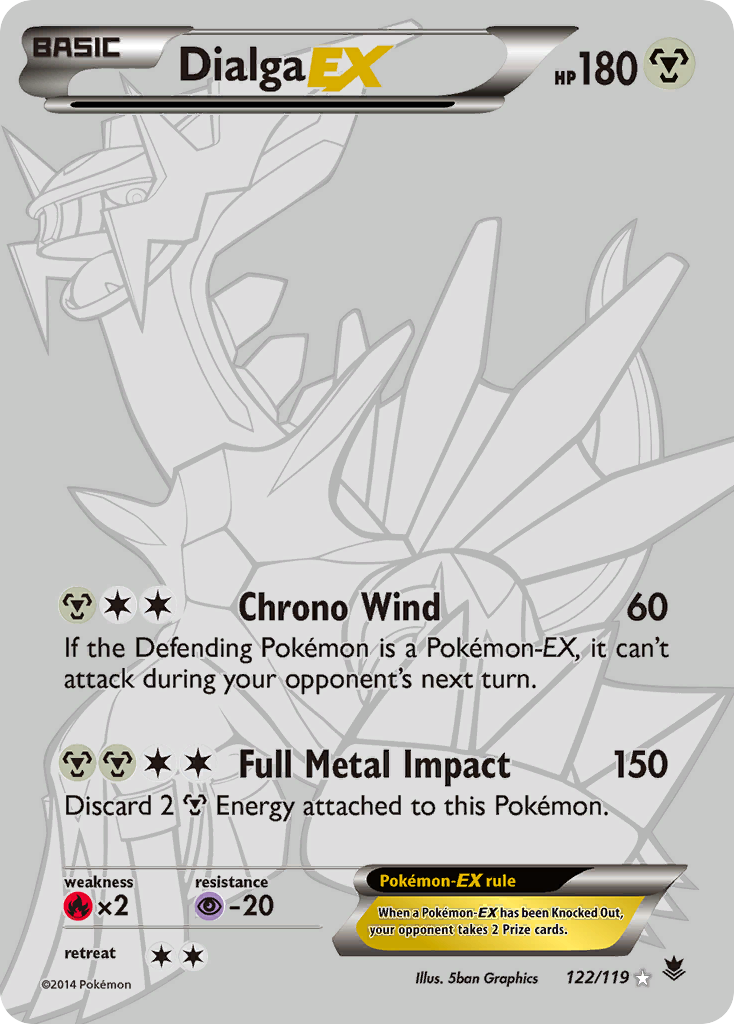 Dialga EX (122/119) [XY: Phantom Forces] | Deep Dive Games St. Marys