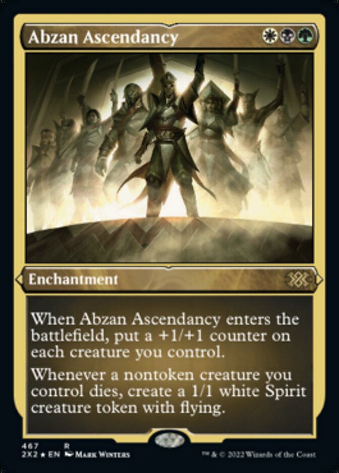 Abzan Ascendancy (Foil Etched) [Double Masters 2022] | Deep Dive Games St. Marys