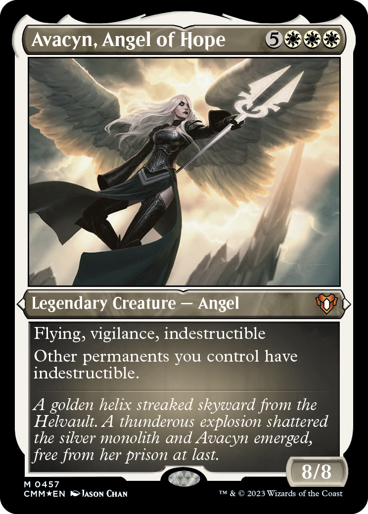 Avacyn, Angel of Hope (Foil Etched) [Commander Masters] | Deep Dive Games St. Marys