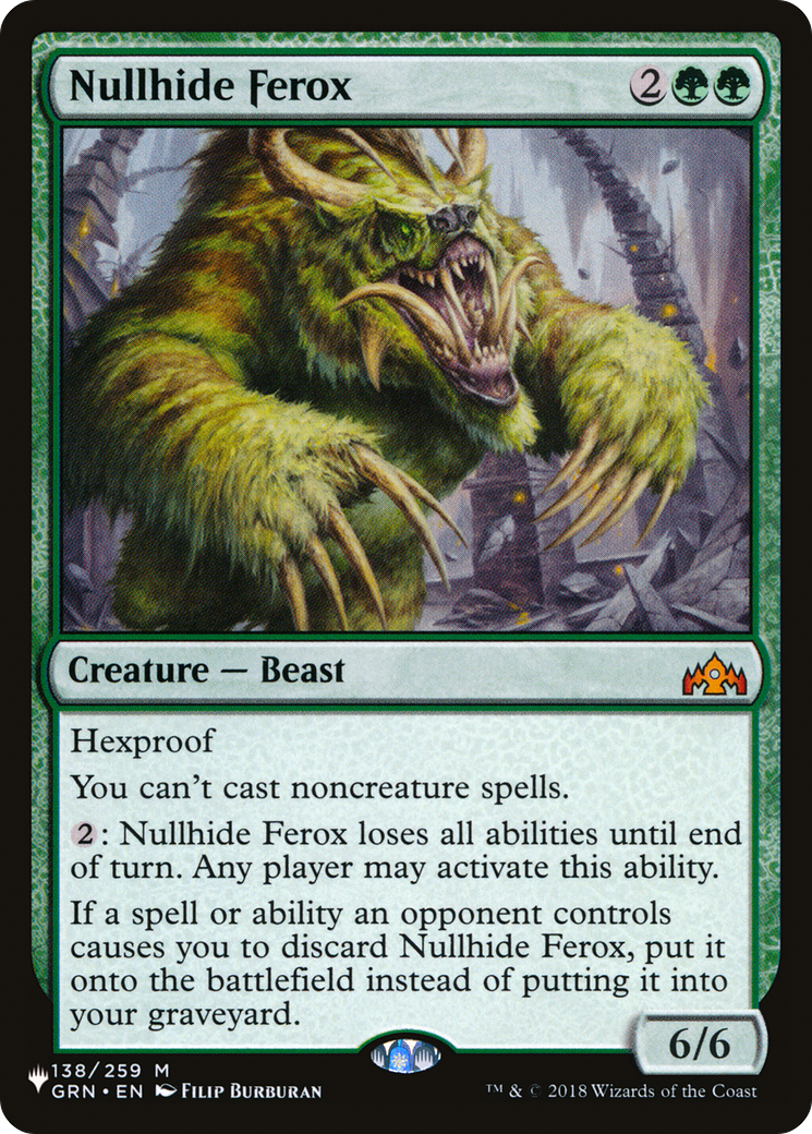 Nullhide Ferox [The List] | Deep Dive Games St. Marys