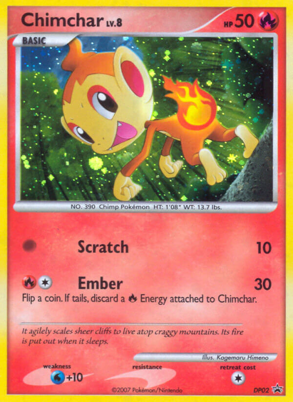 Chimchar (DP02) [Diamond & Pearl: Black Star Promos] | Deep Dive Games St. Marys