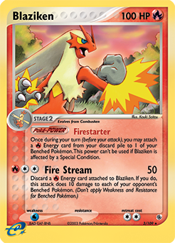 Blaziken (3/109) [EX: Battle Stadium] | Deep Dive Games St. Marys