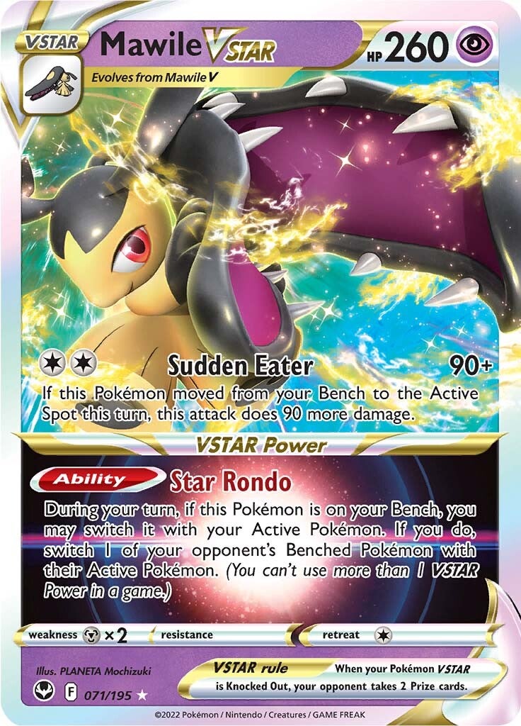 Mawile VSTAR (071/195) [Sword & Shield: Silver Tempest] | Deep Dive Games St. Marys