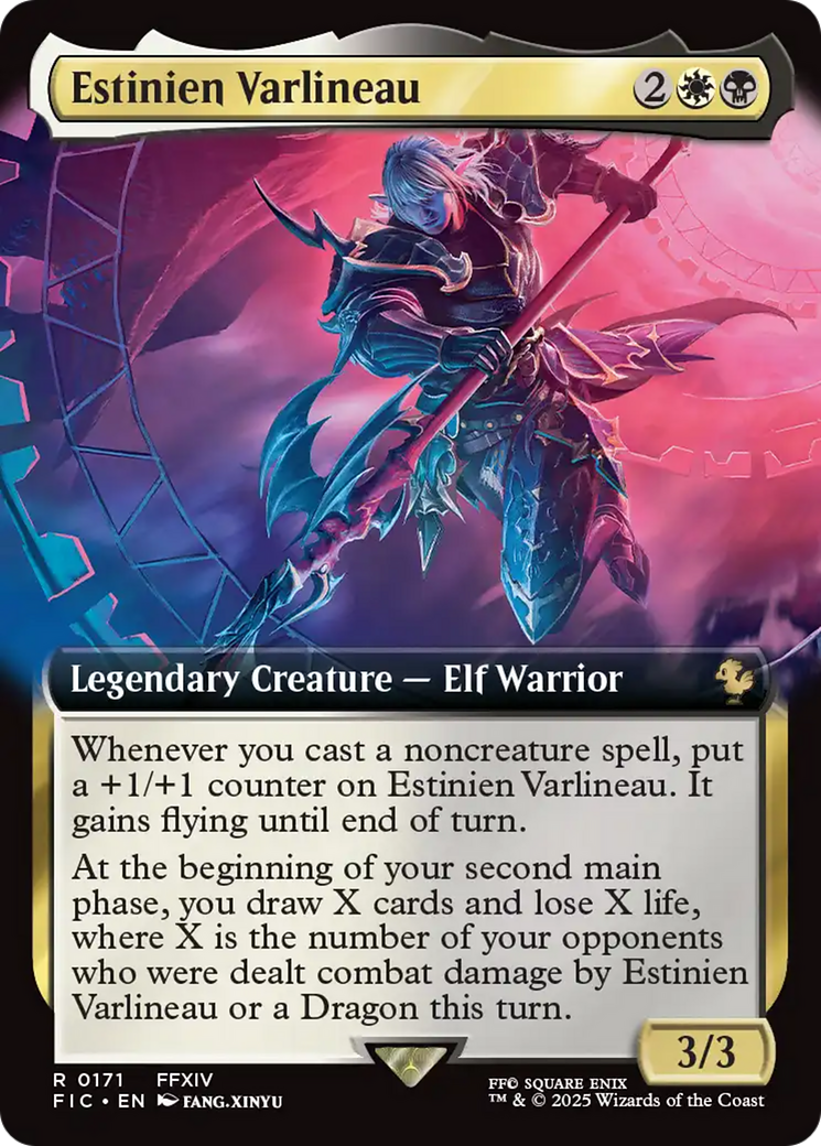 Estinien Varlineau (Extended Art) [FINAL FANTASY Commander] | Deep Dive Games St. Marys