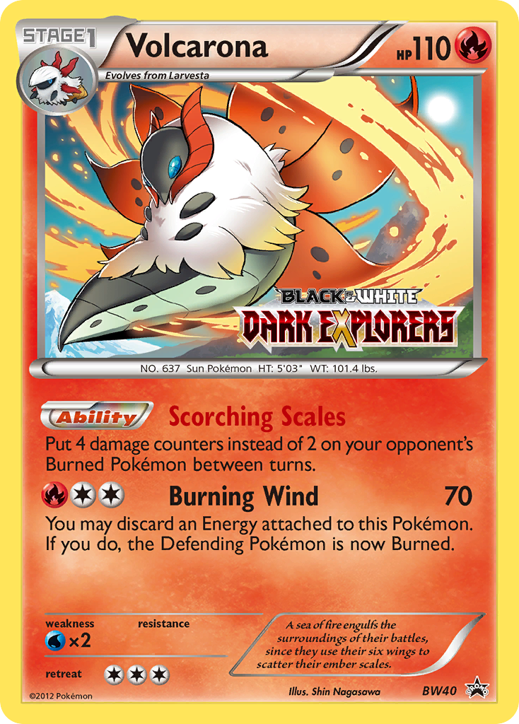 Volcarona (BW40) [Black & White: Black Star Promos] | Deep Dive Games St. Marys