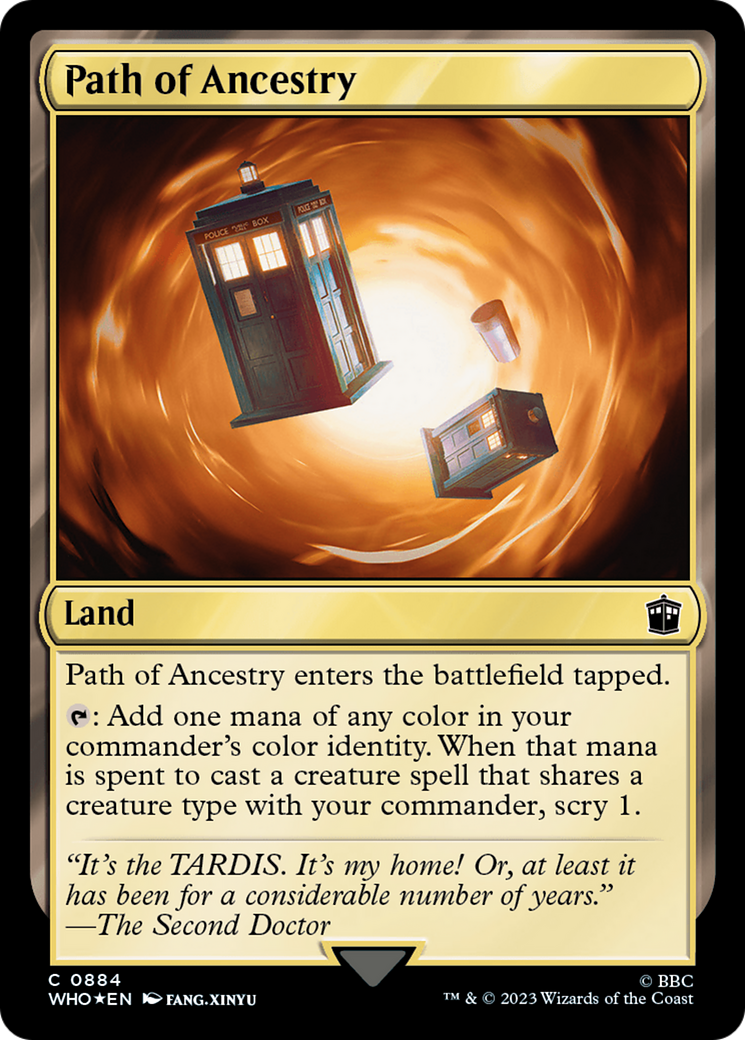 Path of Ancestry (Surge Foil) [Doctor Who] | Deep Dive Games St. Marys