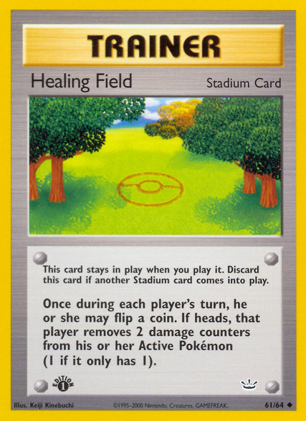 Healing Field (61/64) [Neo Revelation 1st Edition] | Deep Dive Games St. Marys