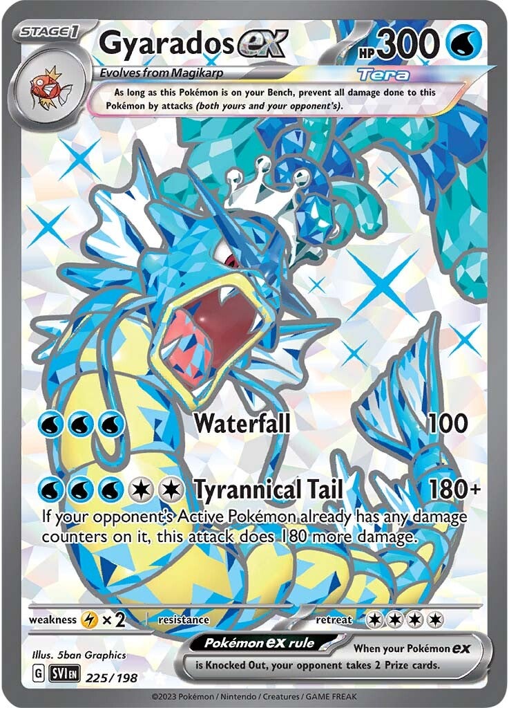 Gyarados ex (225/198) [Scarlet & Violet: Base Set] | Deep Dive Games St. Marys