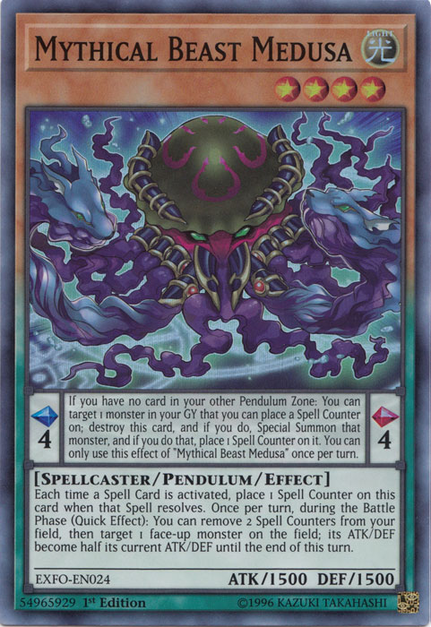 Mythical Beast Medusa [EXFO-EN024] Super Rare | Deep Dive Games St. Marys