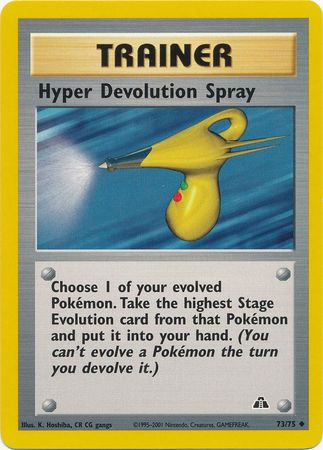 Hyper Devolution Spray (73/75) [Neo Discovery Unlimited] | Deep Dive Games St. Marys